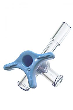 Plastic Medical 4-Way Stopcock with Female Luer PN: ST-037NC image
