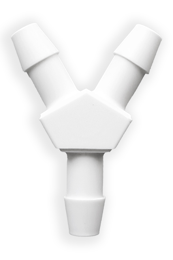 Plastic Medical BarbedY Connector BB007