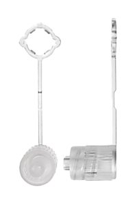 CA-063 Plastic Medical Tethered Cap - Vented