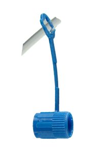 CA-065S Plastic Medical Tethered Cap - Non-Vented