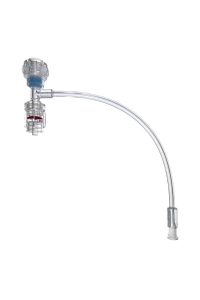 CV-103 Plastic Medical Tuohy Borst Valve with Side Port Tubing Extension product image