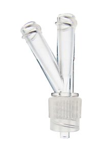 CY-016 Plastic Medical Y Connector with Male and Female Luer Locks product image