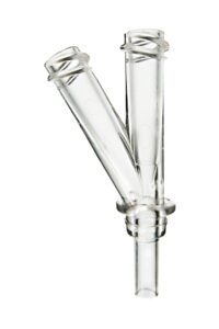 CY-017 Plastic Medical Y Connector with Female Luers to Male Luer Slip product image