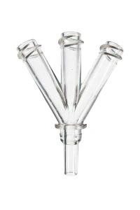 CY-019 Plastic Medical Triple Connector - 3 Female Luers to Male Luer Slip product image