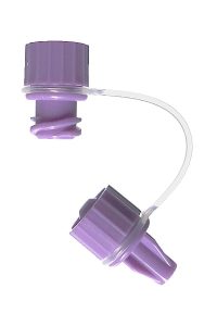 EN-020PT Plastic Medical EnFit System Cap on Strap for Male Luers product image