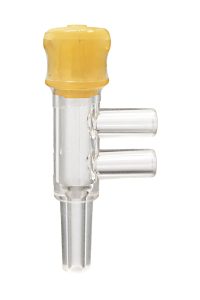 IS-113 Plastic Medical Standard T Injection Site with 2 Ports and Male Luer Slip product image