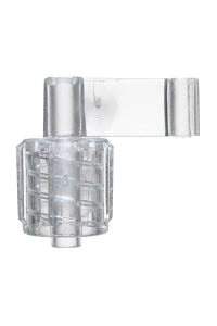 LM-061 Plastic Medical Male Luer with Tubing Clip product image