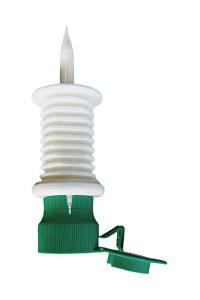 RW-014 Plastic Medical Vented IV Spike with Snap Cap and Filter product image