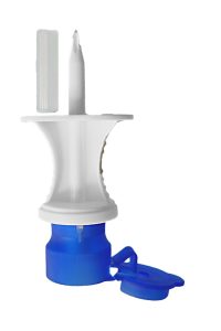 RW-027 Plastic Medical Non-vented IV Spike with Snap Cap and Filter product image