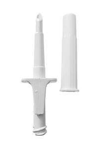 SP-015WC Plastic Medical Non-vented IV Spike with Female Luer Lock and Cap product image