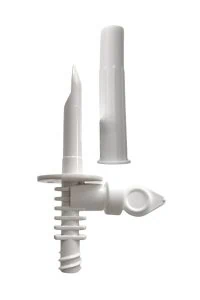 SP-017 Plastic Medical Vented IV Spike with Cap
