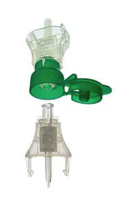 SP-031 Plastic Medical Vented IV Spike with Snap Cap and Filter product image