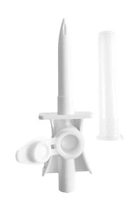 SP-045 Plastic Medical Vented IV Spike with Cap and Filter product image