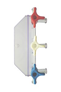 SR-001 Plastic Medical 3-Gang Stopcock Manifold - Female Luers product image
