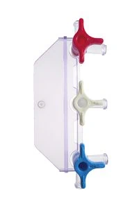 SR-025 Plastic Medical 3-Gang Stopcock Manifold product image