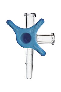 ST-036 Plastic Medical 4-Way Stopcock with Luer Slip and 2 Female Luers product image