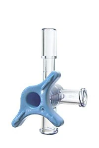 ST-037NC Plastic Medical 4-Way Stopcock with 2 Female Luers product image