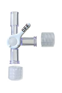 ST-071 Plastic Medical 3-Way Stopcock with 2 Female Luer Locks product image