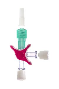 ST-077R Plastic Medical 3-Way Stopcock - Male Luer & 2 Female Luers product image