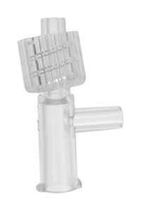 TA-015 Plastic Medical T Connector with Rotating Male Luer Lock product image
