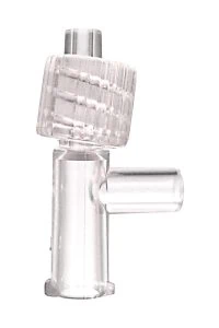 TA-019 Plastic Medical T Connector with Rotating Male Luer Lock product image