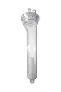 DC-174 Plastic Medical Drip Chamber - NV with 2 Inlets and Conical Filter product image