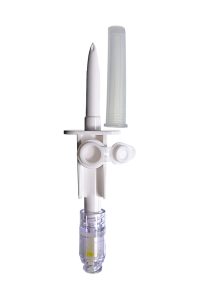 SP-049 Plastic Medical Needleless IV Spike with Cap and Needleless Injection Site product image