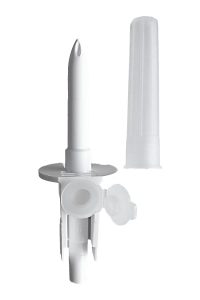 SP-058 Plastic Medical Vented IV Spike with Cap and Air Filter product image