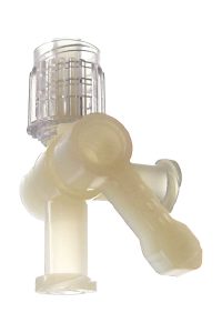 ST-080 Plastic Medical 3-Way Stopcock - Rotating Male Luer Lock + 2 Fem. Luers product image