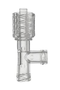 TA-024 Plastic Medical T Connector - Rot. Male Luer Lock