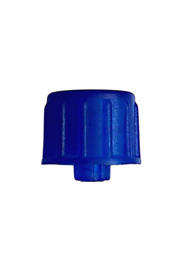 CA-025BLUE Plastic Medical Female Luer Cap - Vented product image