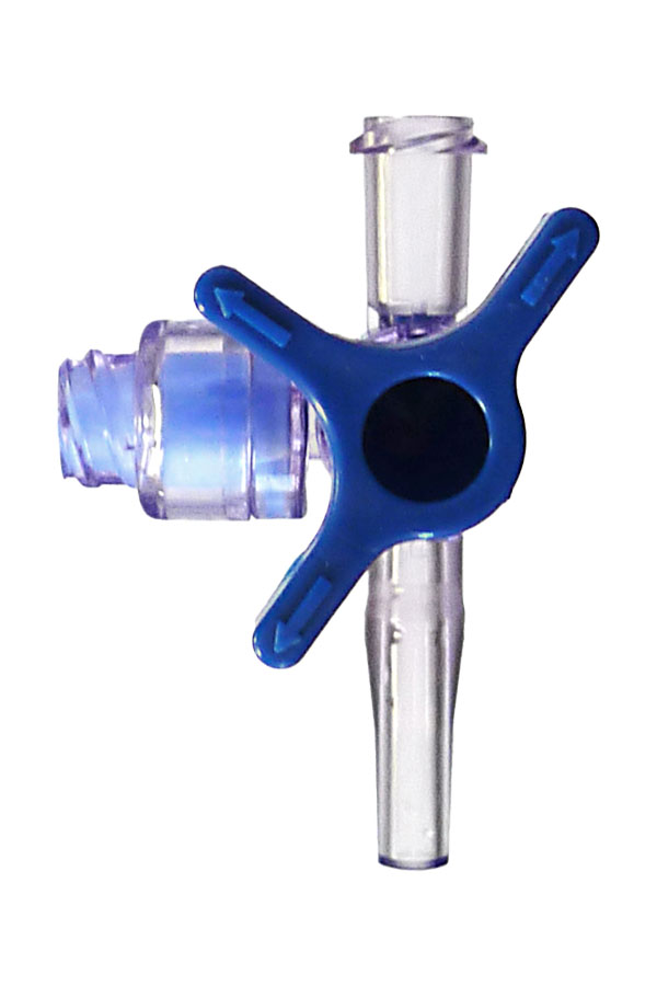 ST-087 Plastic Medical 4-Way Stopcock - Needleless Port product image