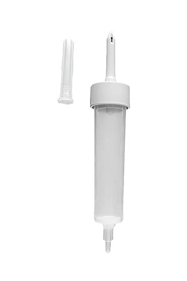 DC-200 Plastic Medical Drip Chamber - Non-Vented