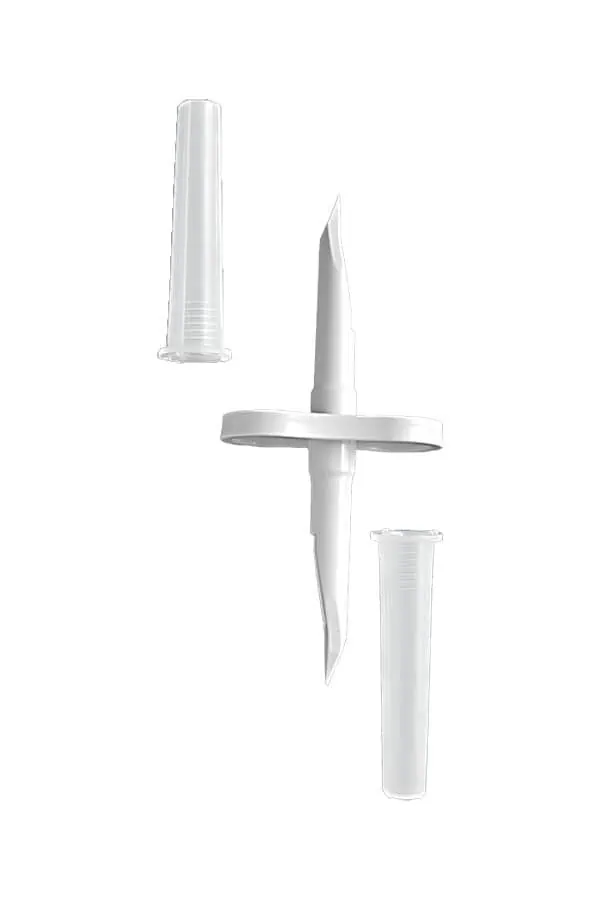 SP-062 Plastic Medical Non-vented IV Spike - Double