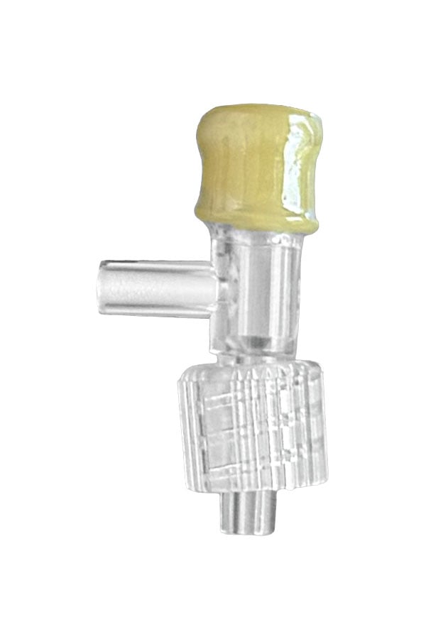 IS-010ABS Plastic Medical Standard T Injection Site with Rotating Male Luer Lock product image