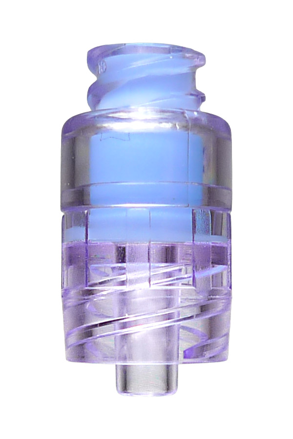 IS-158 Plastic Medical Negative Needleless Injection Site with Male Luer Lock for CT Syringes product image