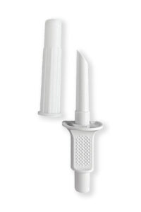 SP-065 Plastic Medical Non-vented IV Spike - One-Way with Vented Cap product image